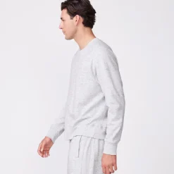 MONROW Raglan Sweatshirt HEATHERGREY Sale